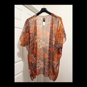 NWT Brick Red Jewel Tones Shrug Size L/XL